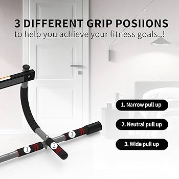 Amazon | leikefitness 懸垂バー ドアフレーム用 調節可能