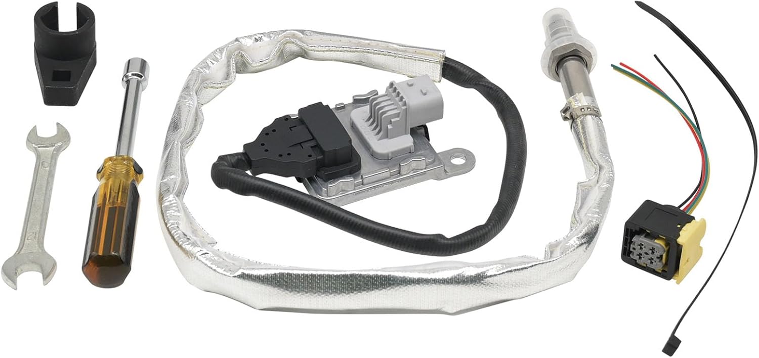 NOx Nitrogen Oxide Upstream Sensor Compatible with Ram 2500 3500 4500 5500 L6 6.7L 2013-2018 Inlet Replacement for Cummins Diesel Replaces 68210084AA 4326873RX 5295473 5WK96742B 904-6030