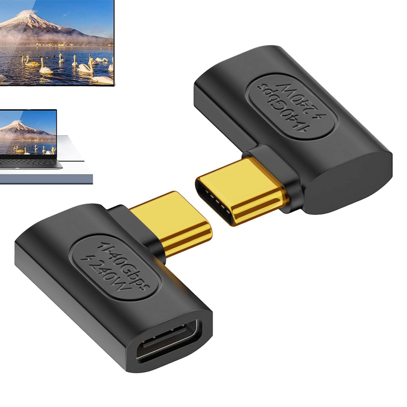 Adattatore USB-C 8K 40Gbps 240W – Angolare O Dritto, Per Ricarica Veloce E Trasmissione Video