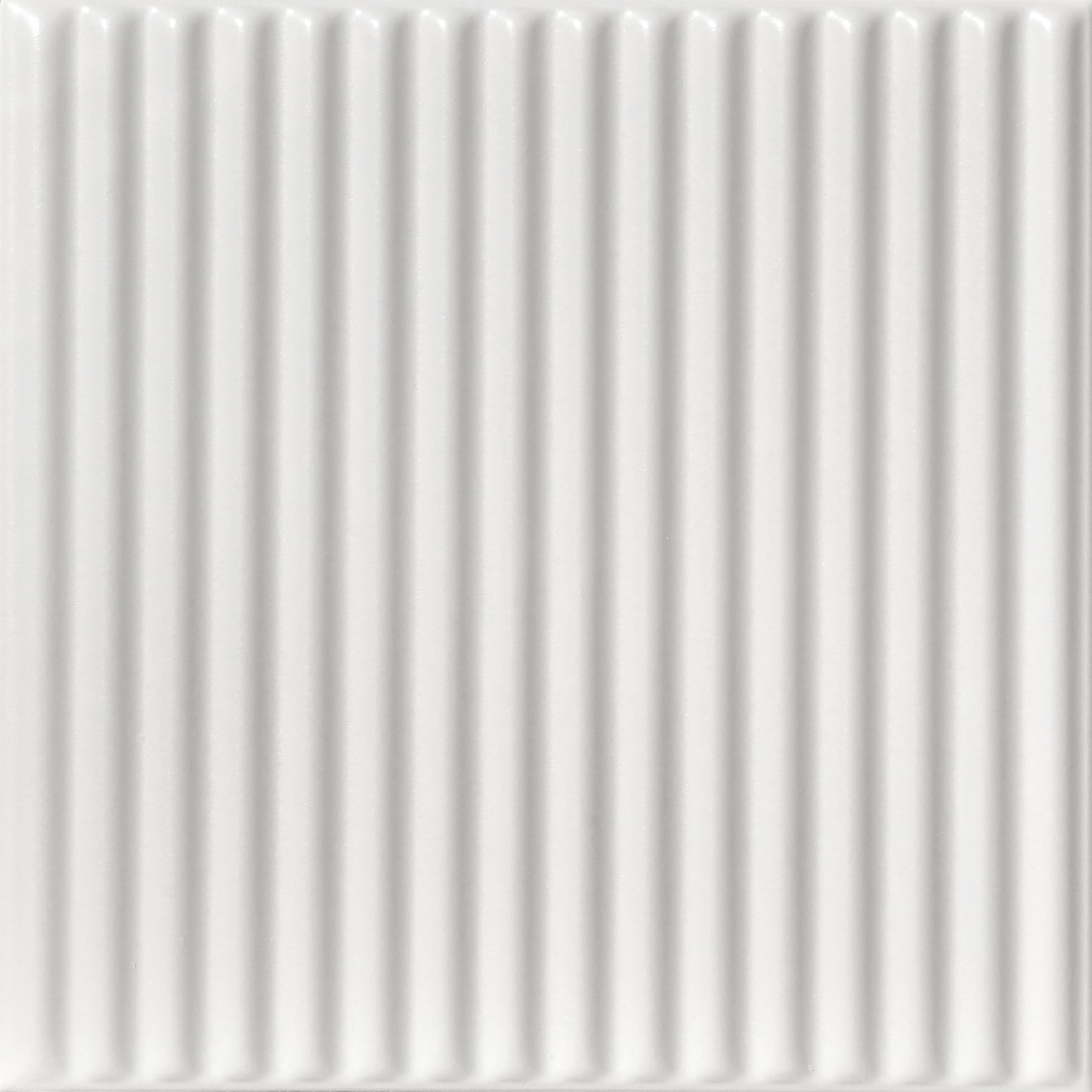 À LA MAISON CEILINGS A R133 Corrugated Pre-Painted Foam Glue-up Ceiling Tile (21.6 sq. ft./Case), Pack of 8, Ultra Pure White - Satin (Behr)