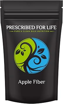 Prescribed For Life Apple Fiber Powder, Natural Apple Fiber Supplement, Vegan, Non GMO, Gluten Free 5kg