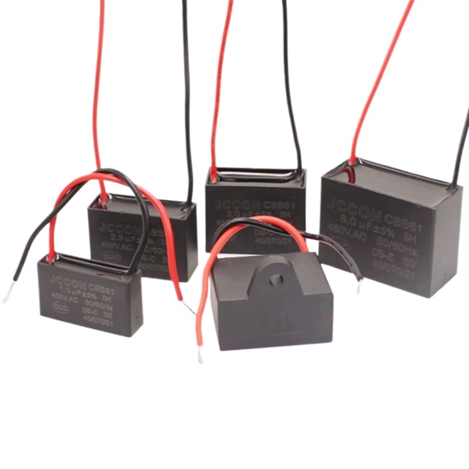 Condensatori Di Avviamento Del Motore Elettrico Della Ventola Cbb61 450 500v With Wire Ysoinnngng