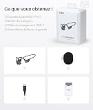 SHOKZ OpenRun Pro 2 Bone Conduction Sports Headphones, Open-Ear Wireless Earphones with Bluetooth 5.3, Noise Cancelling Mics, IP55 Waterproof, 12h Playtime for Running, USB-C Quick Charge, Black - 10