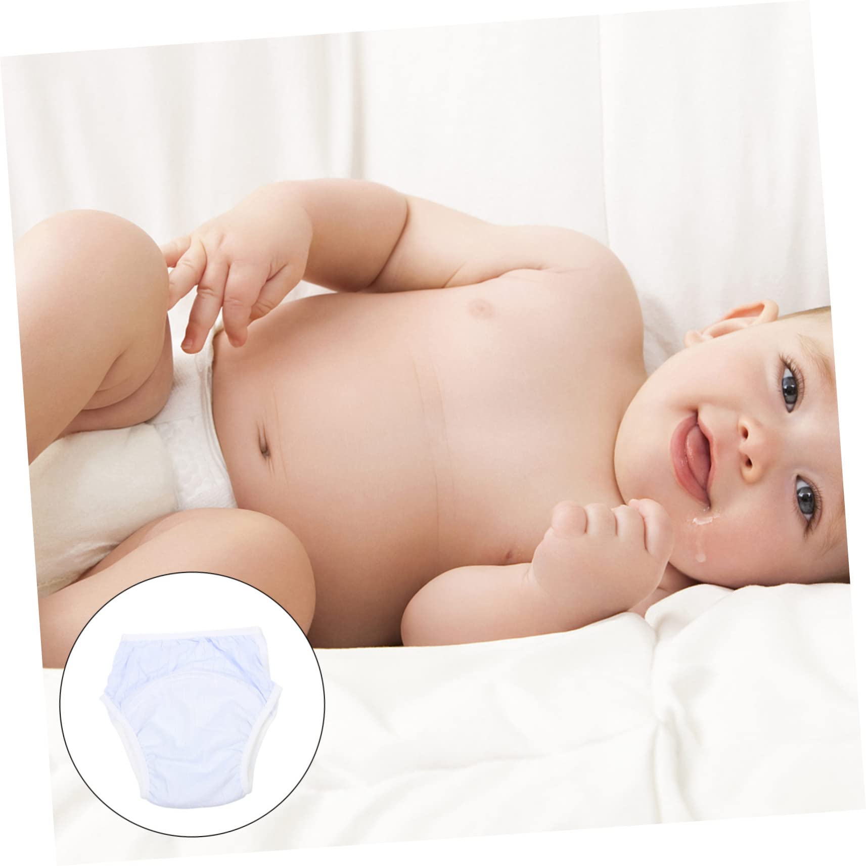 Yardwe Leakproof Pants Breathable Underwear for Training Comfortable Washable Underpants Skin Friendly Cotton Mesh for Everyday Use