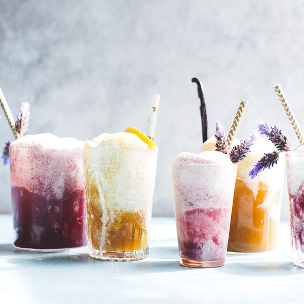 100 Cannucce Di Carta Oro Biodegradabili - Per Feste, Matrimoni E Compleanni - Foto 5