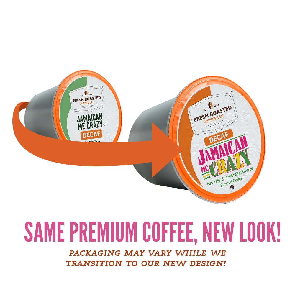 Amazon.com: Fresh Roasted Coffee, Decaf Jamaican Me Crazy Flavored
