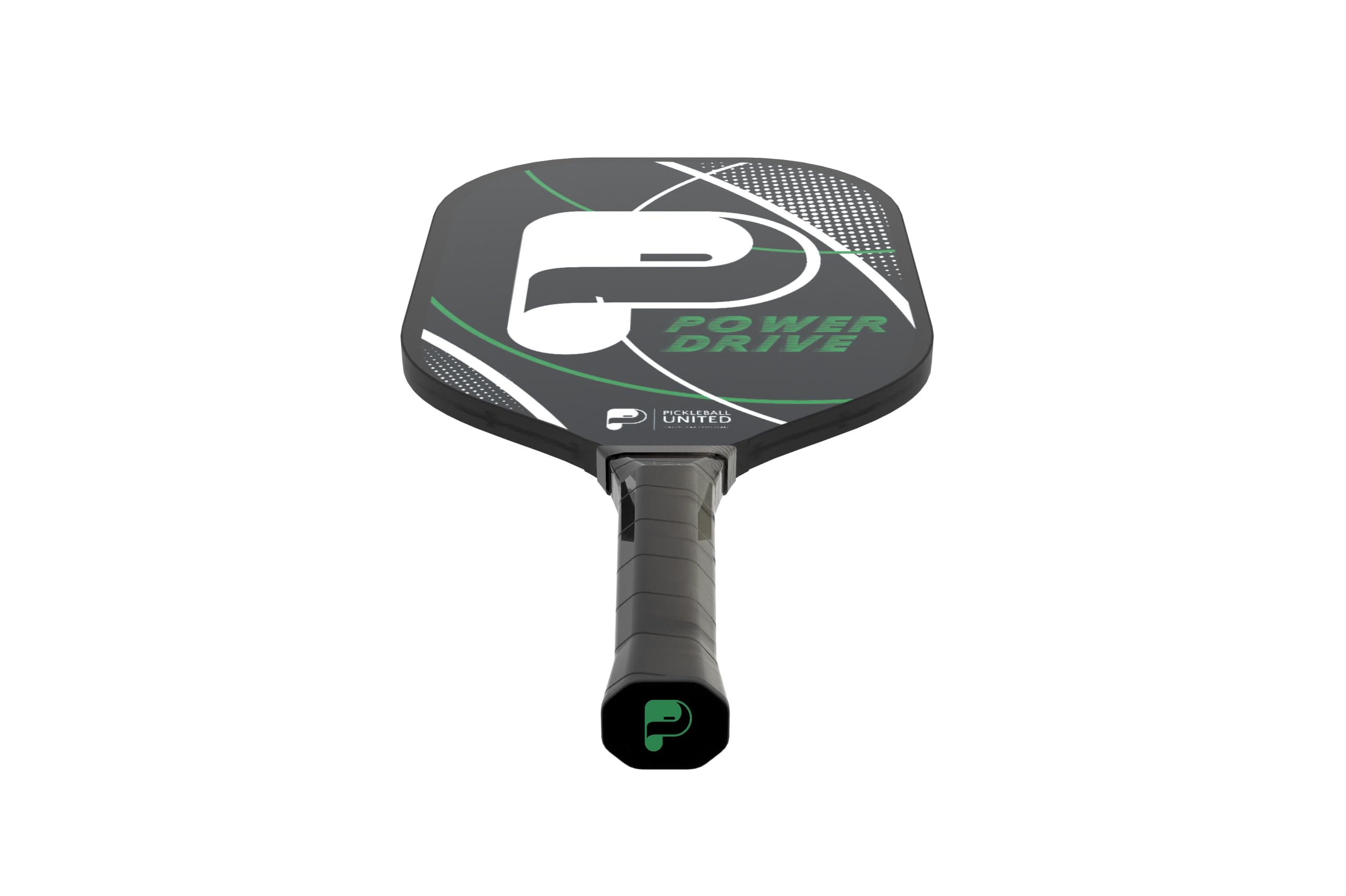 Pickleball United Powerdrive Pickleball Paddle Racquet, Firm Grip Lightweight Racket with Perforated Cork Sheet Surface| Indoor/Outdoor Play Compatible Side Edge Protection Ideal for Women and Men