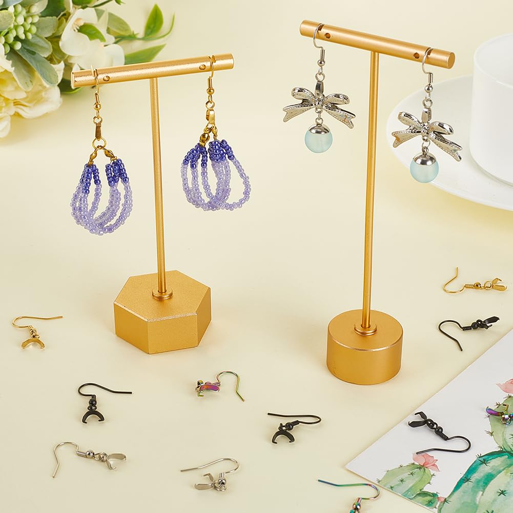 SUNNYCLUE 50er-Set Ohrringhaken Aus Edelstahl Mit Klemmbügel – DIY Schmuck Basteln