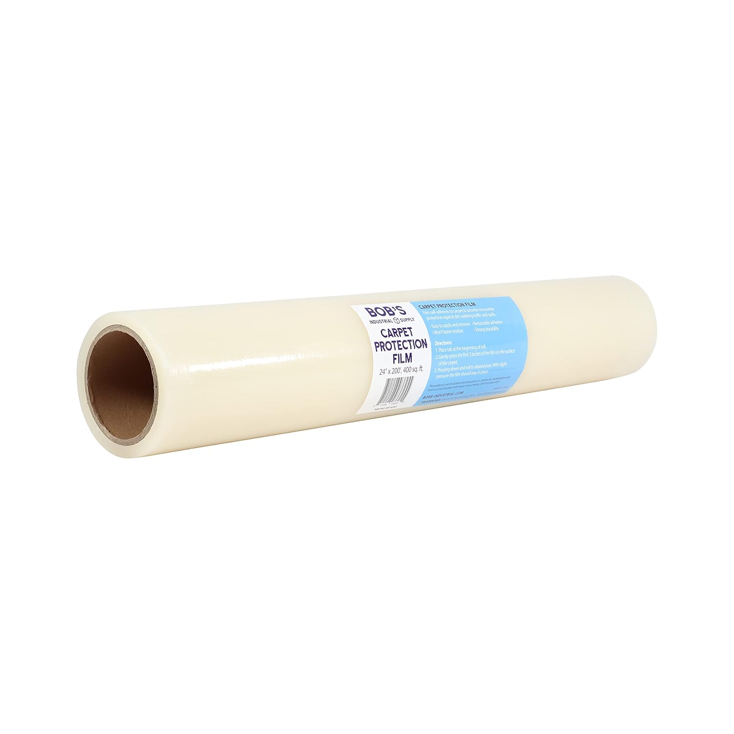 BISupply Plastic Carpet Protector Film, 24in x 200ft Carpet Cover