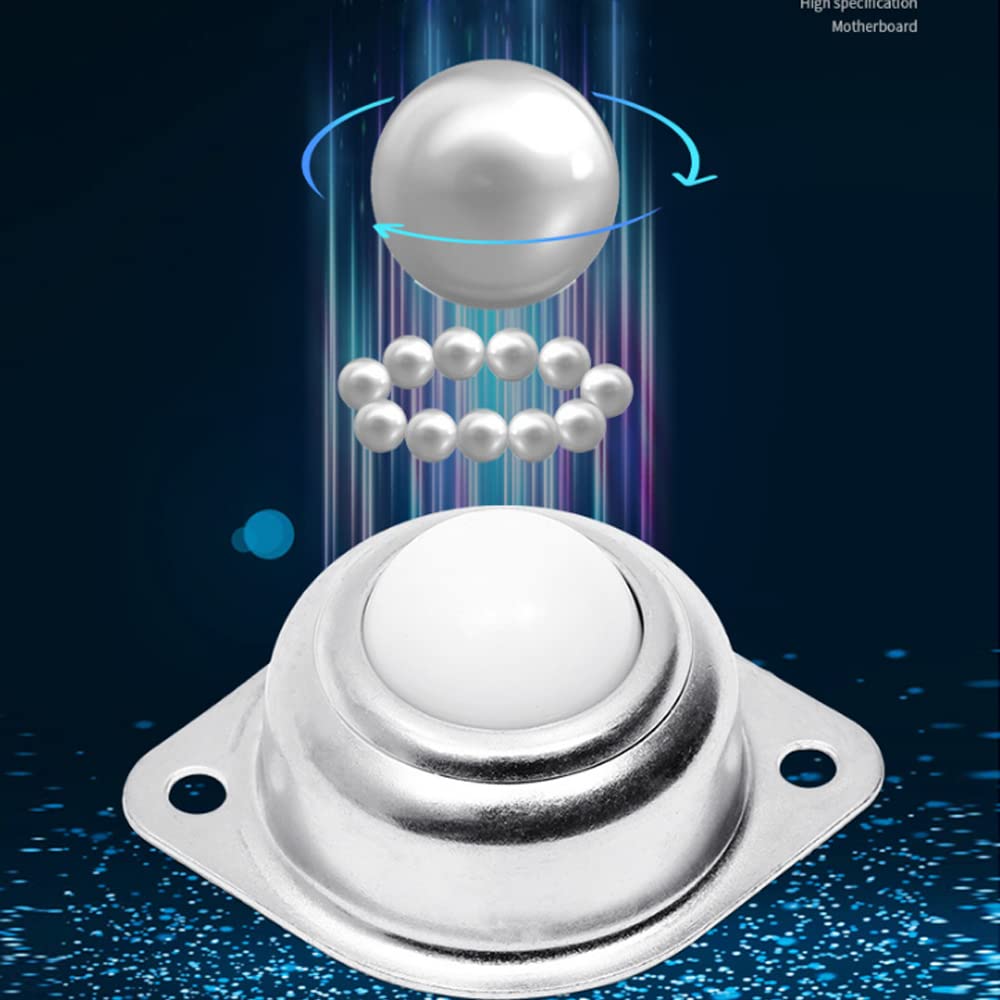 8 Rotelle A Sfera In Nylon 16mm CPROSP - Ruote 360° Per Mobili, Carrelli Ed Elettrodomestici - Foto 10