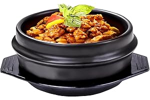 Premium Korean Stone Egg Pot with Tray: Savor Bibimbap in Style