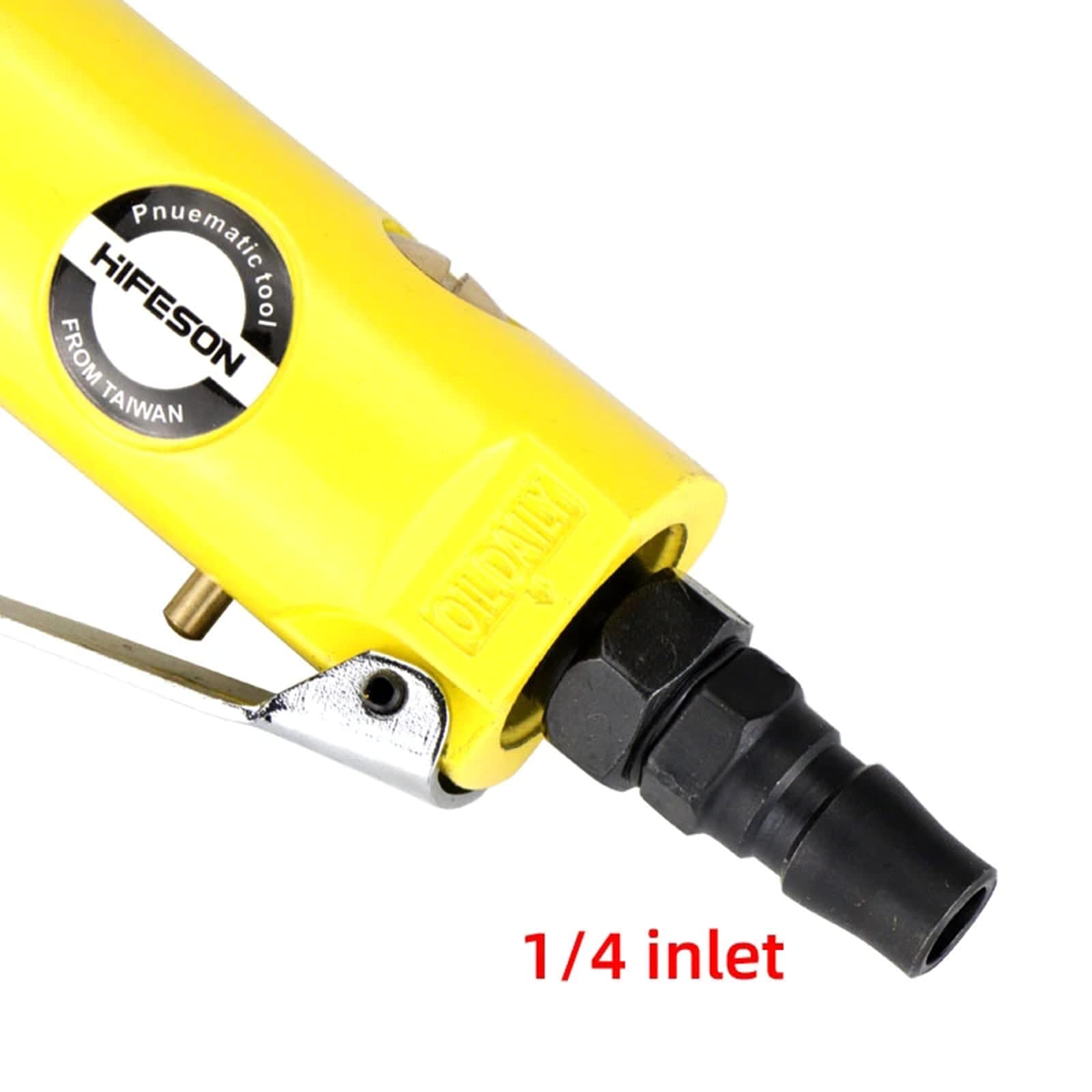 Kit de ajuste de par de trinquete de aire de 1/4 pulgadas para herramientas de reparación de automóviles 41N Par de salida máximo Herramienta de llave de trinquete neumática Herramienta neumática