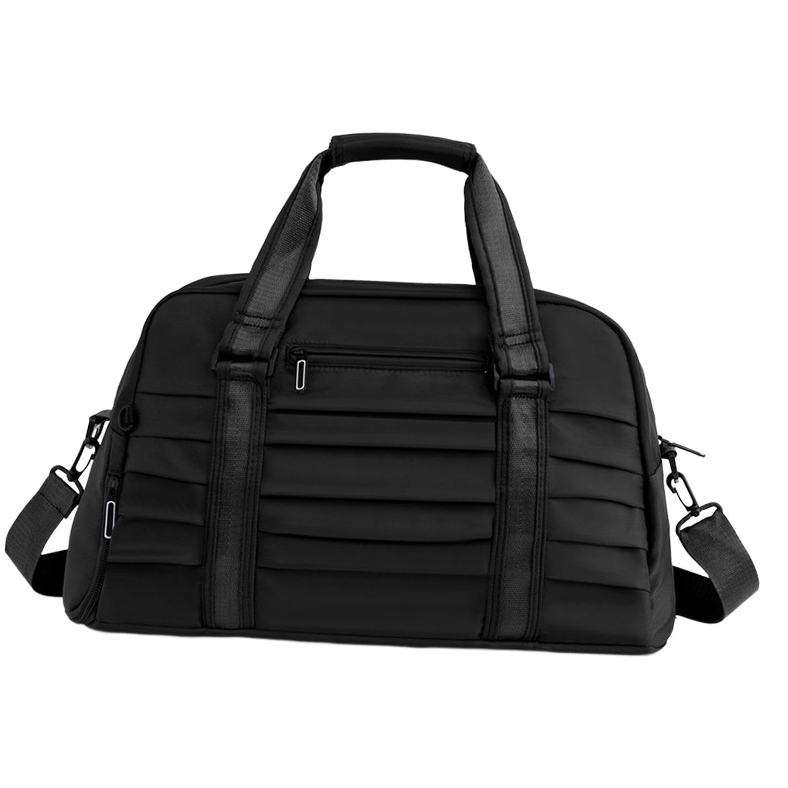 NIVAA Travel Duffle Bag Multipurpose Portable Sports Gym Bag for Golf Camping Yoga Black-image-46