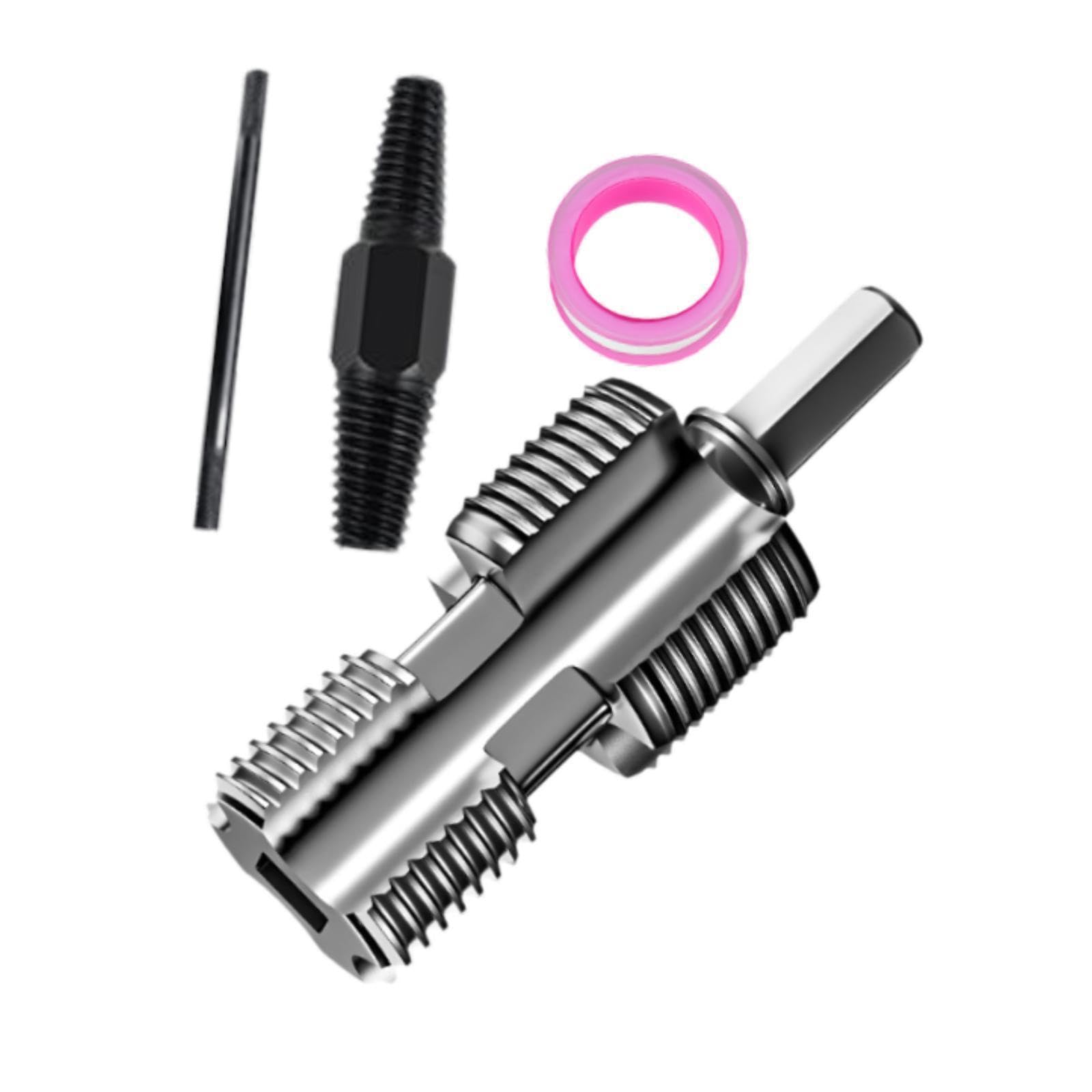 Twisaxc With Wire Extractor Pvc Pipe Threader Accessory Designed For Maximum Efficiency In Plumbing Projects And Repair Work Enhancing Versatility And Pvc Pipe Threader Kit,