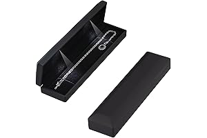 Elegant Velvet Necklace Box with LED Light