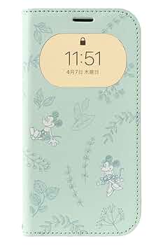 iPhone - iPhone 手帳 ミニー 保護フィルム Amazon.co.jp: ディズニー iPhone 14/13 ケース 手帳型 窓付き