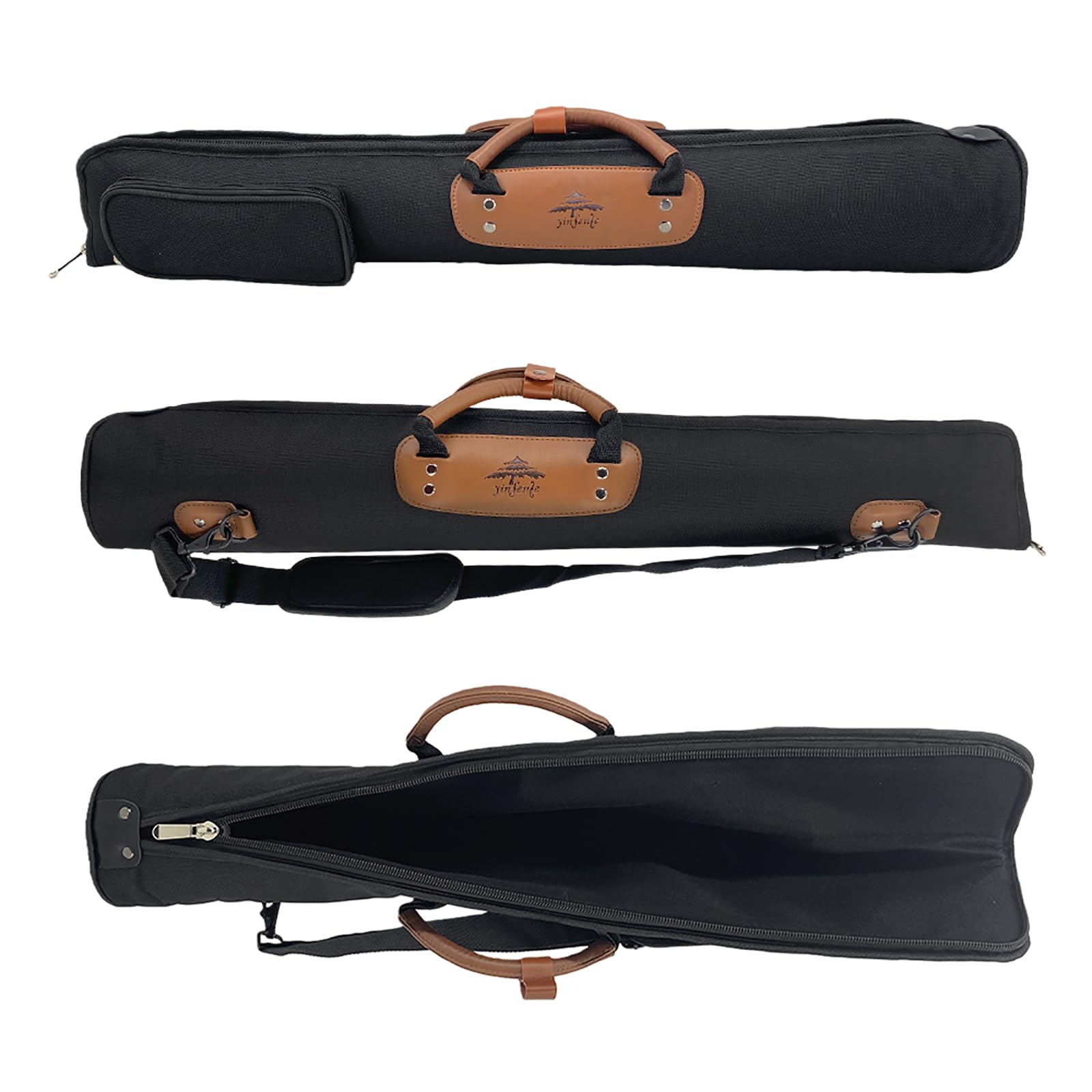 Miękki futerał na klarnet, saksofon sopranowy, torba na koncert, Oxford, lekka przenośna torba do przechowywania instrumentów muzycznych na instrument dęty z wygodnym paskiem na ramię (czarna