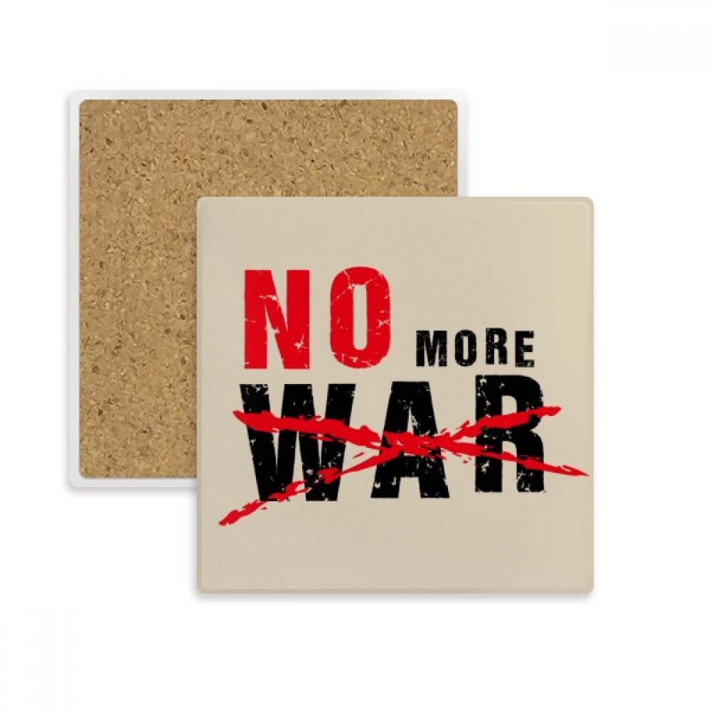 Coaster tasse porte absorbante pierre multicolore Love Peace pour verre et mug