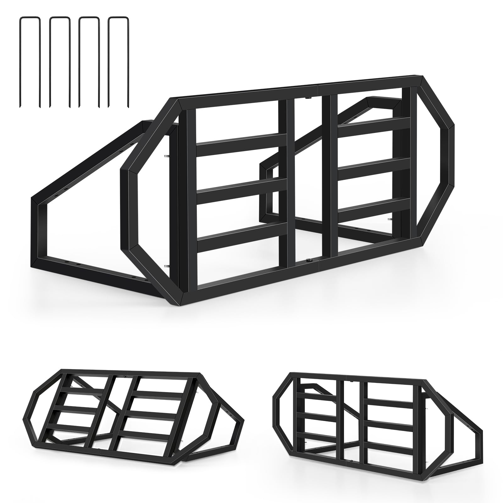 Soccer Rebounder Board 2 Adjustable Angles Soccer Passing Board for Ball Passing and Reaction Training Soccer Kick Back Trainer for Indoor Outdoor Backyard