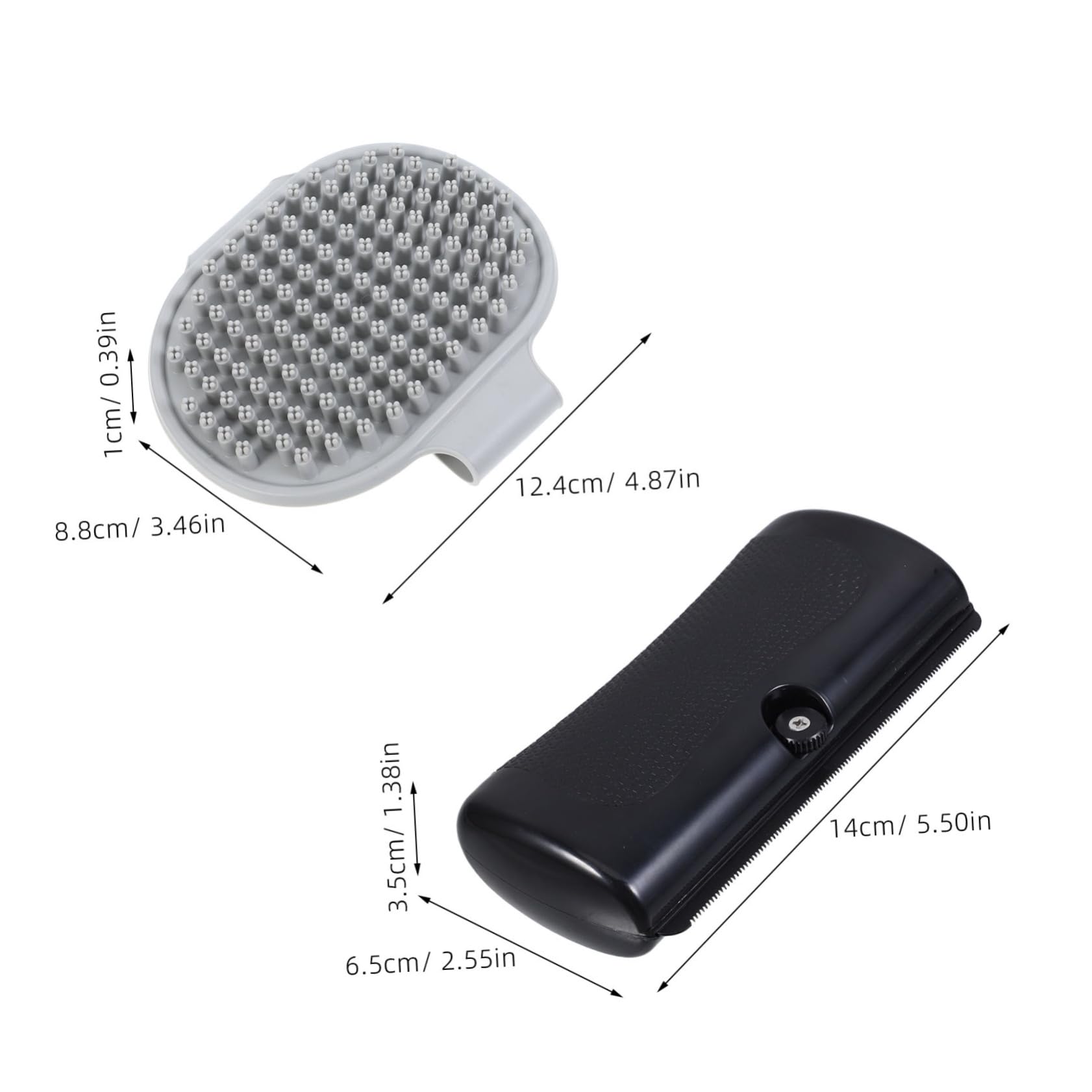 ibasenice Grooming Comb for Dogs Puppy Comb Pet Hair Removal Brush Dog Grooming Supplies