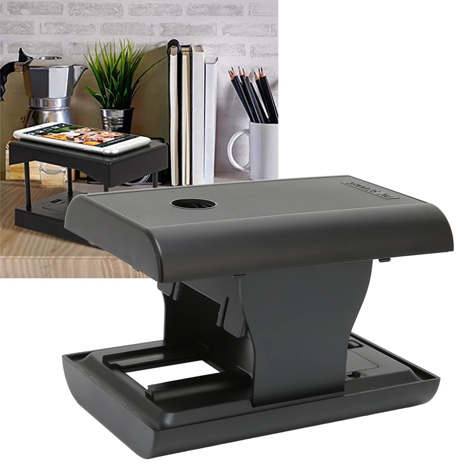 Scanner Mobile per Pellicole, Scanner per Diapositive e Negativi da 35 mm, Supporto per La Modifica e La Condivisione, Conversione di Pellicole in JPEG, Scanner Pieghevole Portatile per Android, OS