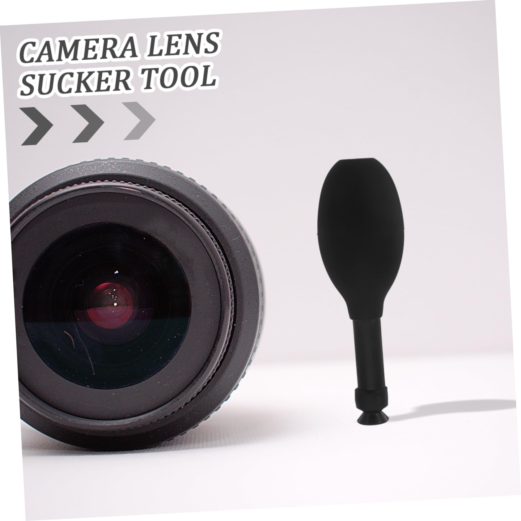 HOMSFOU 3pezzi Kit Di Riparazione Obiettivi Per Fotocamera Con Ventosa Strumento Per Manutenzione e Pulizia Lenti Design Facile Da Usare e Resistente Include Ventosa