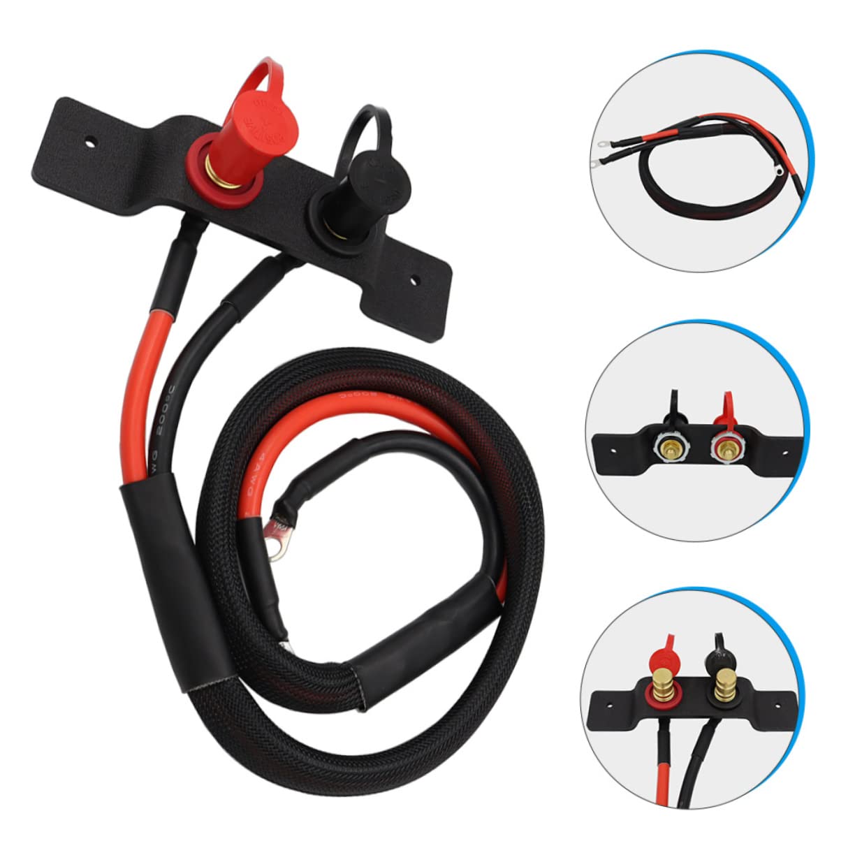 Câble de Démarrage Haute Tension 2-4 Places Kit de Relocalisation Batterie 0,7 Cm X3 Étanche Saisonnière Usage Tout-usage Vtt Utilitaire Compatible Modèle X3