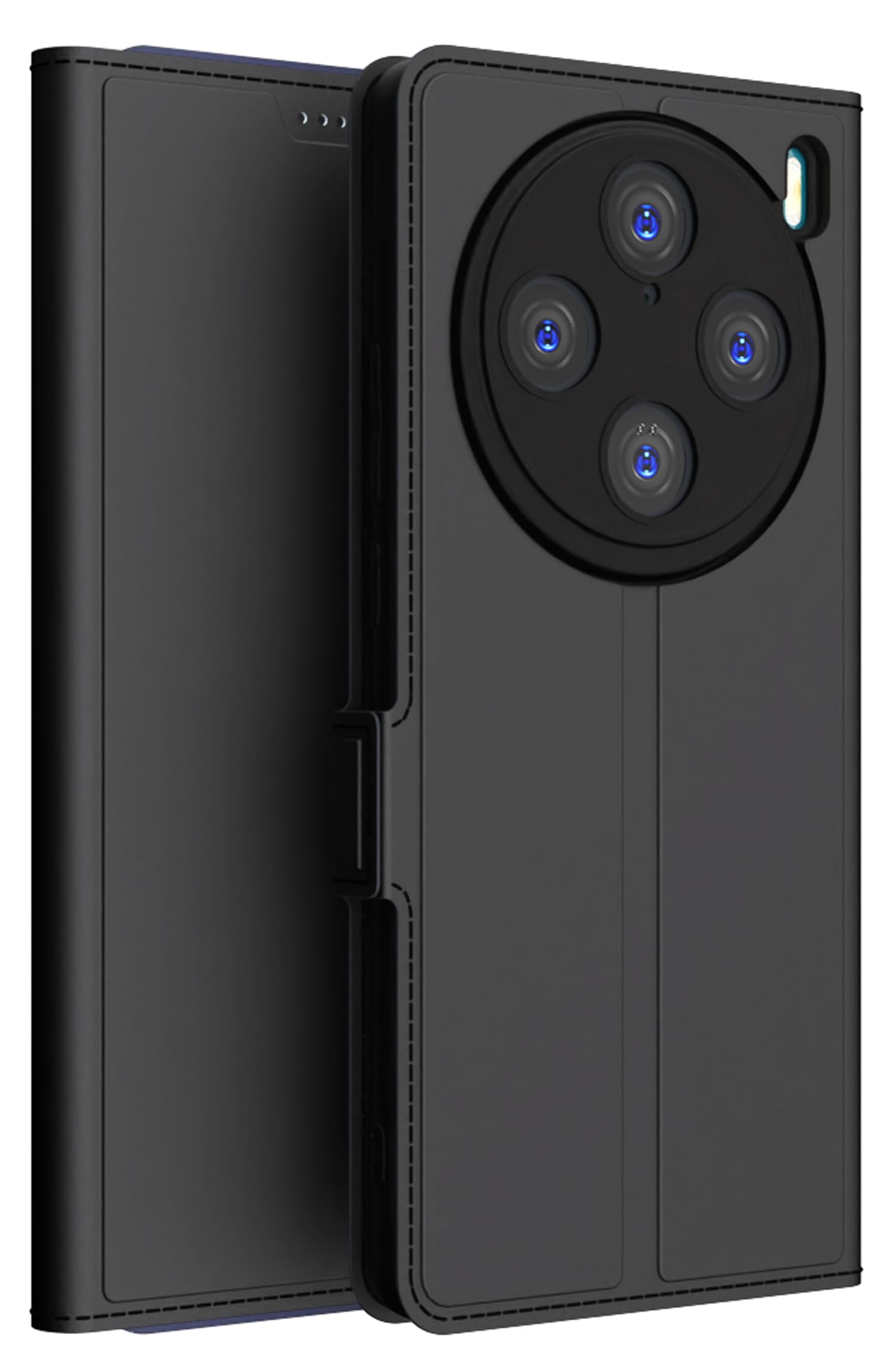 Kapa Noble Slim Magnetic Leather Flip Case Cover for Vivo X100 Pro (5G) | Card Holder Stand Flip Wallet Case (Black) (B0CZNLZPM6) Amazon Price History, Amazon Price Tracker