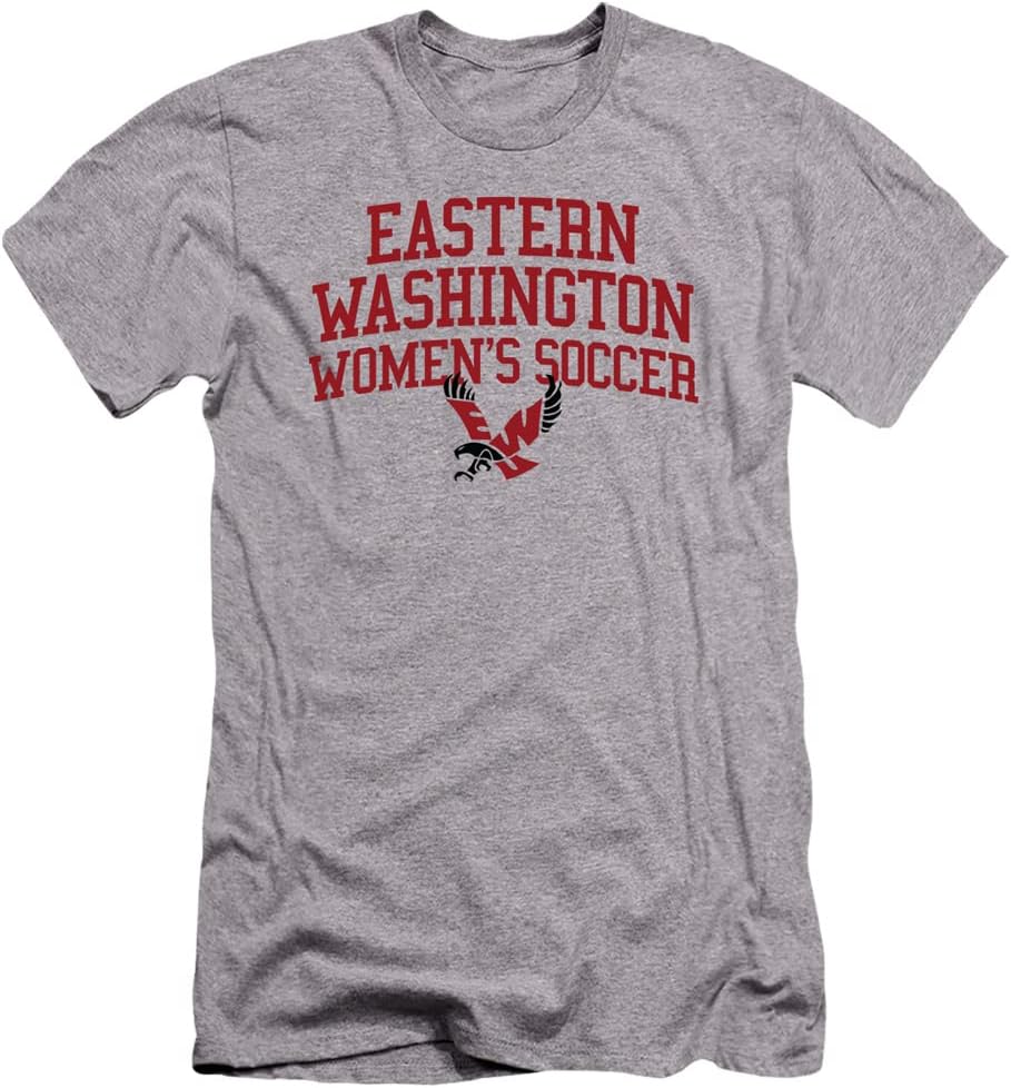 Eastern Washington University Official Women's Soccer Unisex Adult Canvas Brand T Shirt