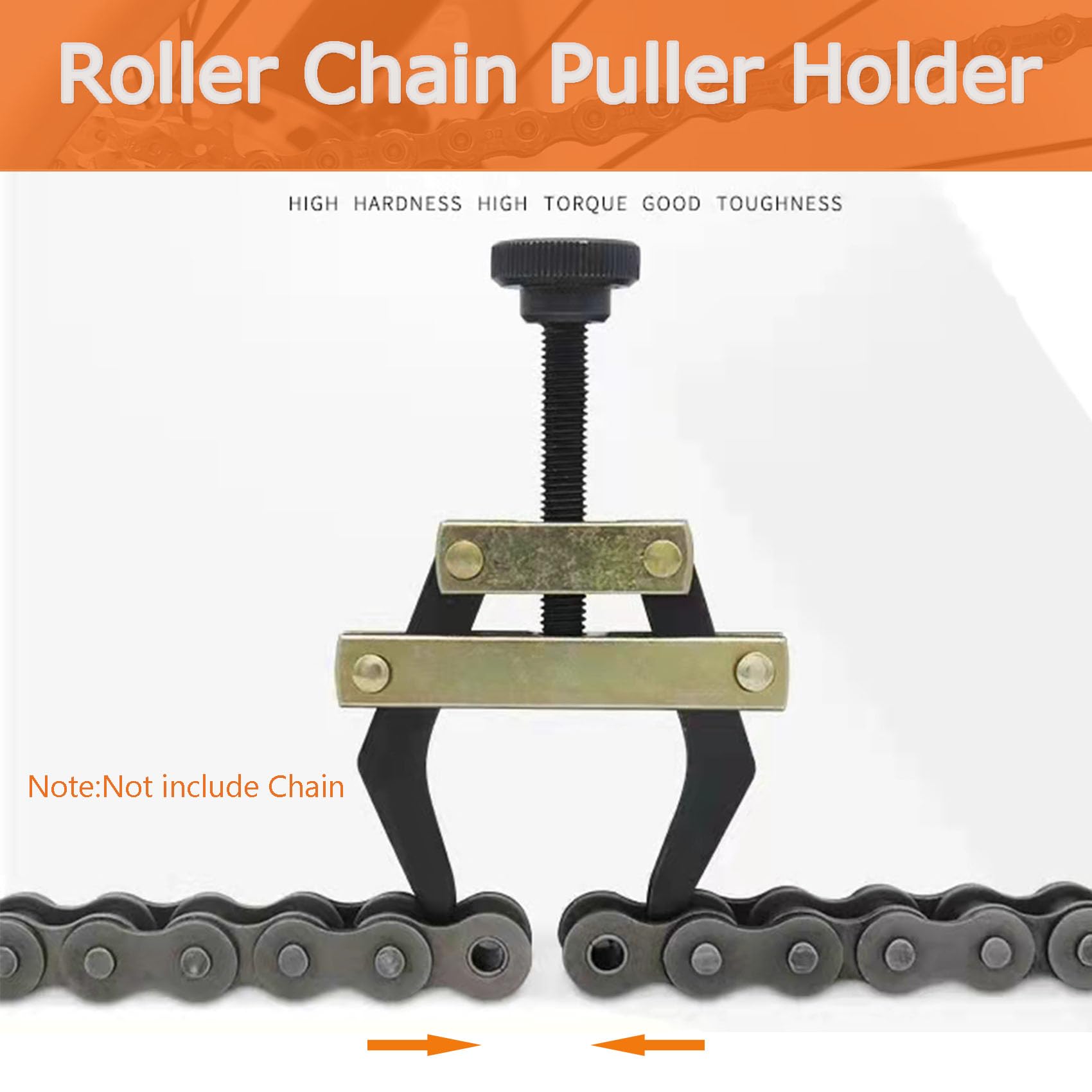 Roller Chain Breaker Cutter Chain Holder Puller Disassembly Tools Kit #25-60 Chains Replacement Set for Bicycle Motorcycle Go Kart ATV