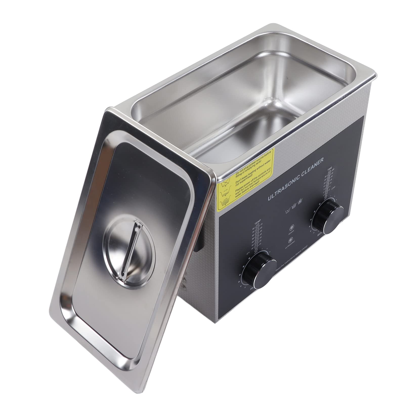 Limpiador Ultrasónico, Limpiador Ultrasónico de Relojes de Plástico de Larga Duración 3L para Suministros de Laboratorio (Enchufe de la UE AC220V)