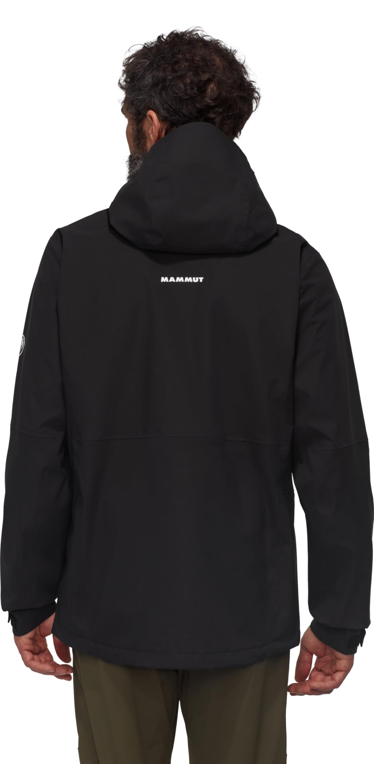 Mammut Linard Guide HS Hooded Jacket Men Herren Hardshell Wanderjacke Black/deep Teal blau