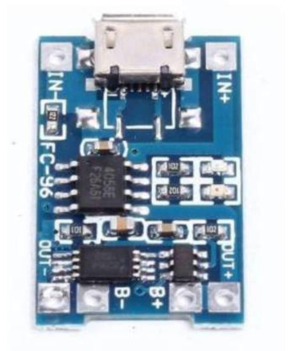 TechSupreme 5V 1A Micro USB 18650 Lithium Battery Charging Board Charger Module+Protection Dual Functions TP4056 Power Supply (B096TYCG1T) Amazon Price History, Amazon Price Tracker