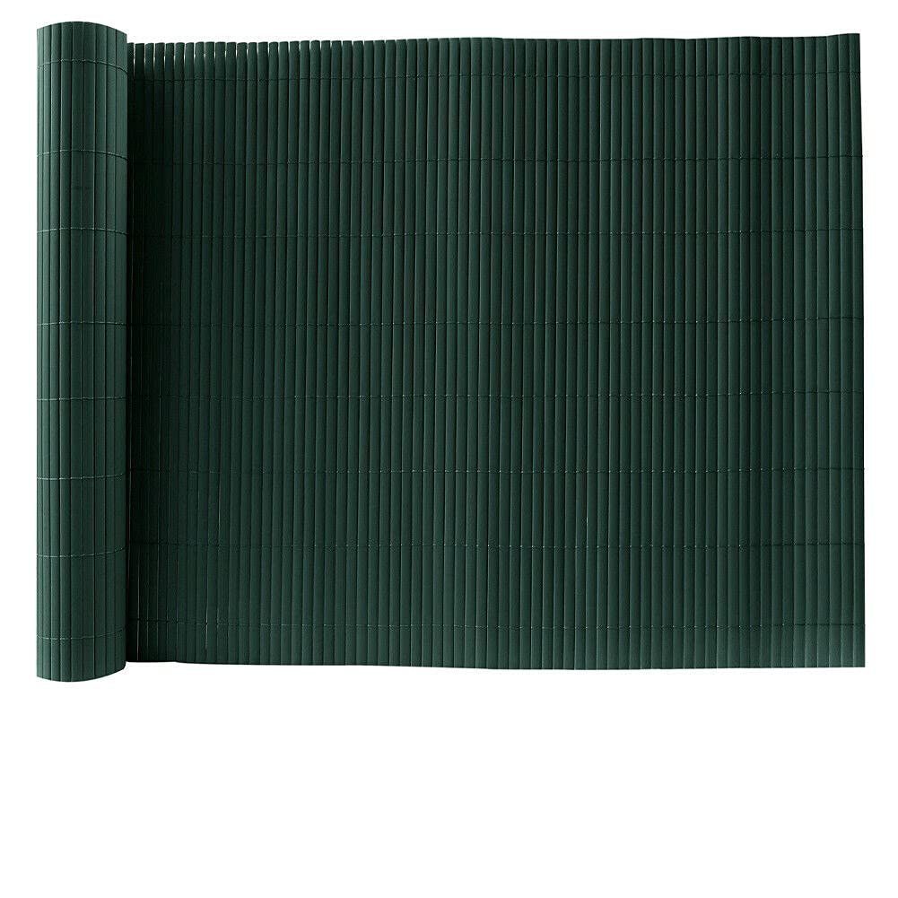 EliteKoopers 2x3M Green PVC Fence Screening Roll For Garden, Balcony, Terrace Privacy Panel Fake Bamboo Slats (1Pcs)