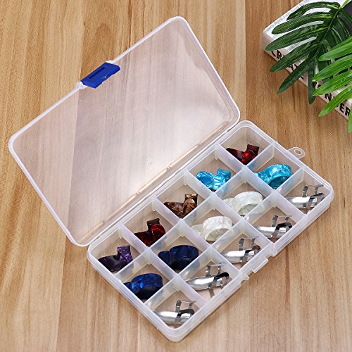 ULTNICE 15pcs Finger Pick pouce Pick Set médiators avec boîte de rangement cas de grille 15 - Les Beatles, Paul McCartney, John Lennon, RIngo Starr, George Harrison ULTNICE 15pcs Finger Pick pouce Pick Set médiators avec boîte de rangement cas de grille 15 – Image 7