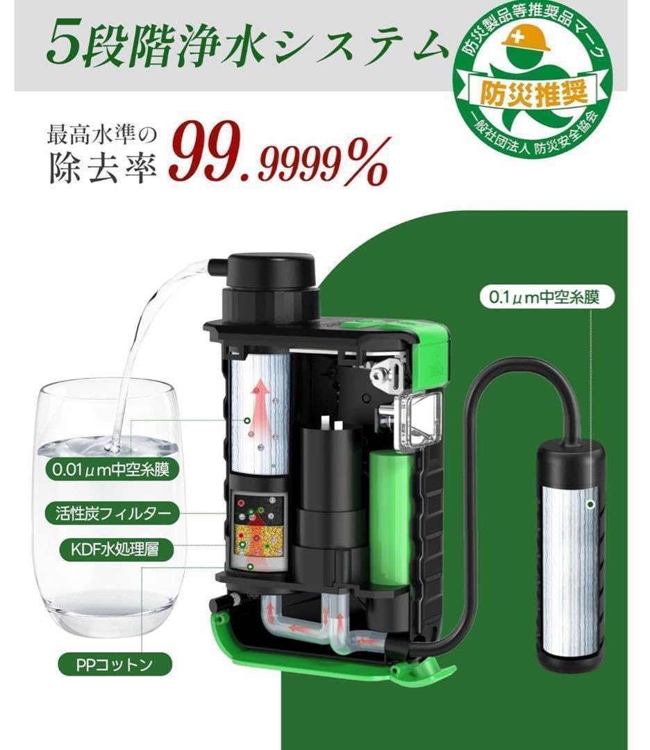 【日本防災安全協会認証品】 Greeshow 携帯浄水器 浄水器 GS-2811 Amazon.co.jp: 【防災安全協会認証品】 Greeshow 携帯浄水器