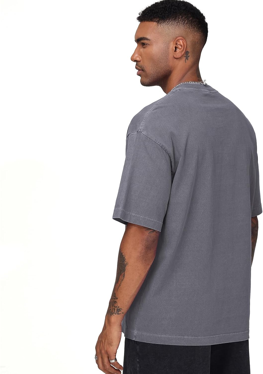 Mens Oversized Casual T-Shirts Summer Cotton Short Sleeve Tee Tie Dye Crew Neck Tops Hipster Print Shirts - Image 5