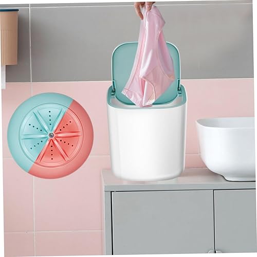 Miniatura 9 de Homoyoyo Mini lavadora portátil compacta para viajes Uso doméstico Arandela de turbina para ropa interior Ropa de bebé Calcetines Limpieza de alta