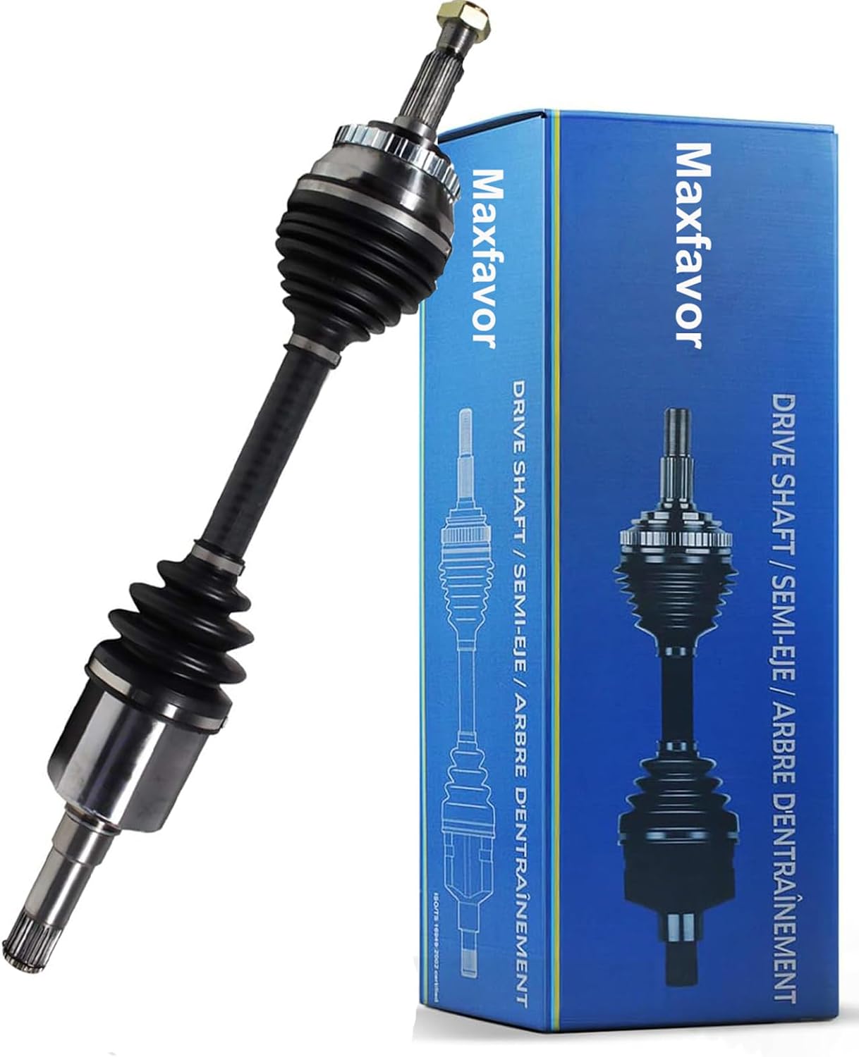 Maxfavor CV Axle FWD Front Left Driver Side Compatible with Nissan Altima 2013 2014 2015 2016 2017 2018 S SL SV SR Base Advance Sense 2.5L Auto Trans, CV Joint Shaft Assembly