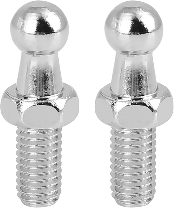 Prisioneiro esférico para mola a gás X AUTOHAUX M8 com esfera de 10 mm – 2 unidades