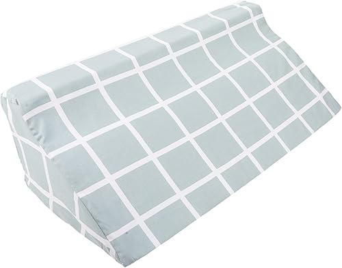 Healvian Almohada de cuña de posicionamiento, cuña triangular para cama de embarazo, dormitorio, alineación corporal evaluada, soporte de tobillo,