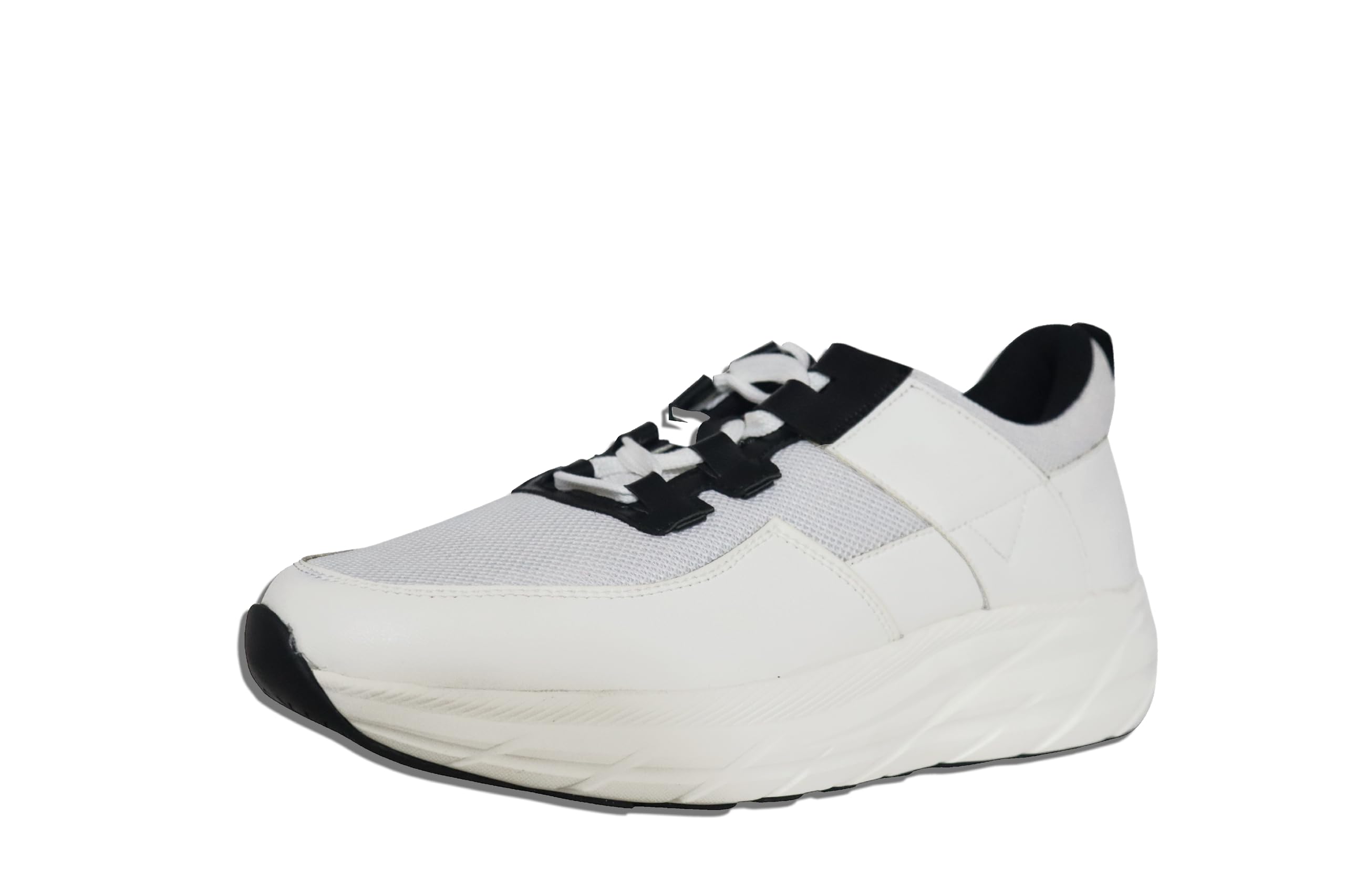 Ankels fashion UltraWalk All-Day Comfort Sports Shoes (UK Footwear Size System, Adult, Men, Numeric, Medium, 9) Black and White 1