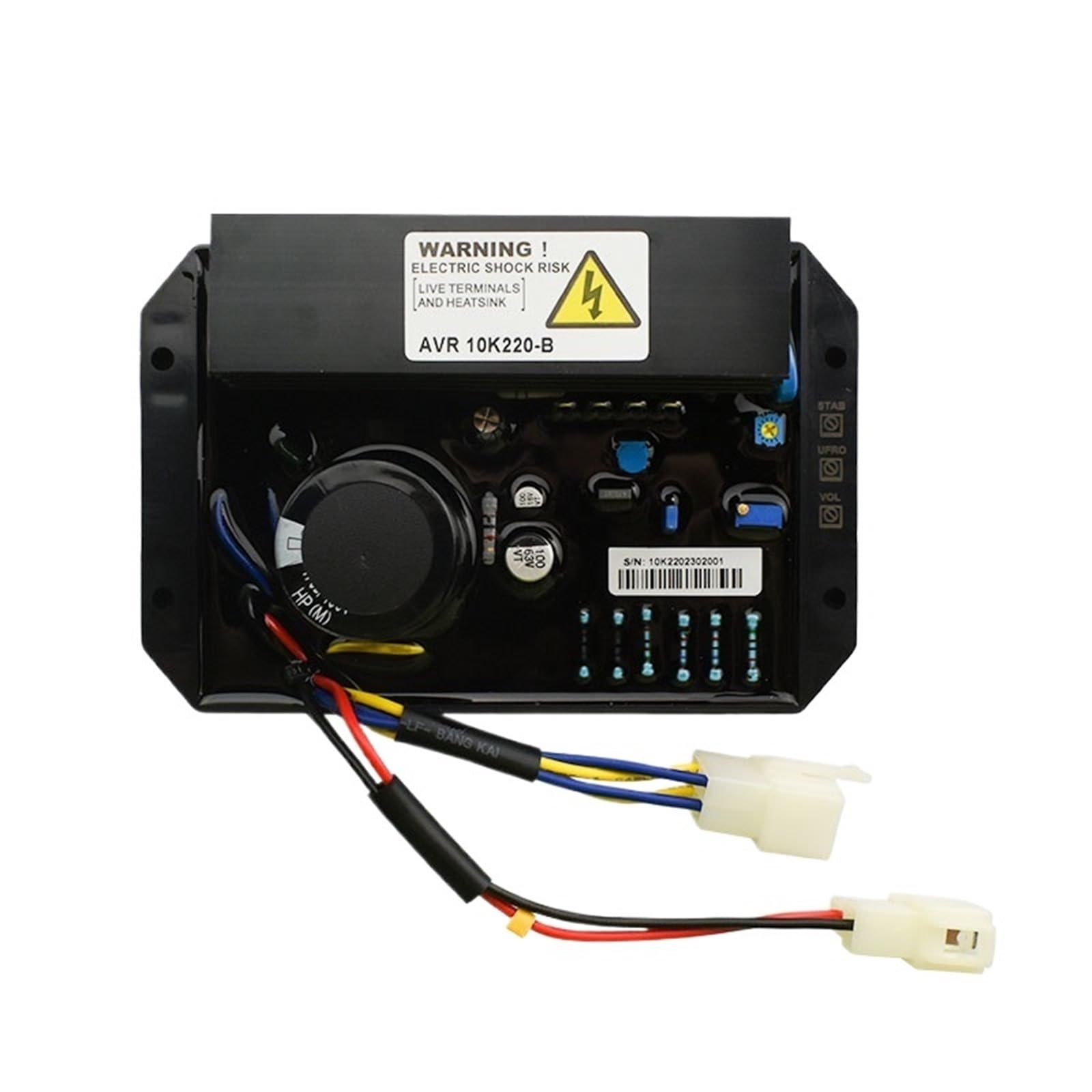 YSNGBOPER 1pcs HJ.10K220-B Automatic voltage regulator Single Phase AVR Diesel Genset Parts