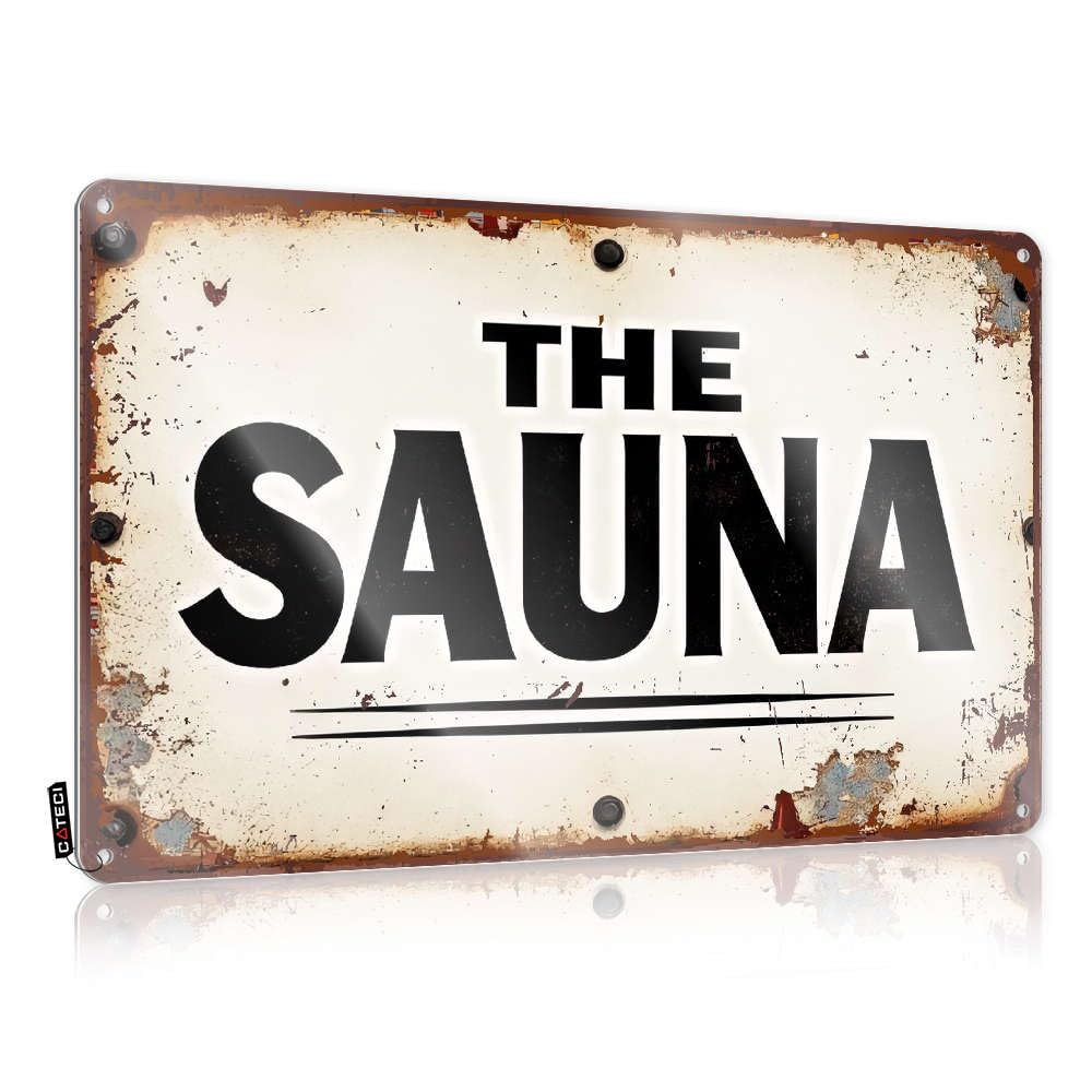 Bedroom Decor For Men Fall Highland Tinplate Sign Danger With Guns Pre-drilled Tin | The Sauna House Signs Home