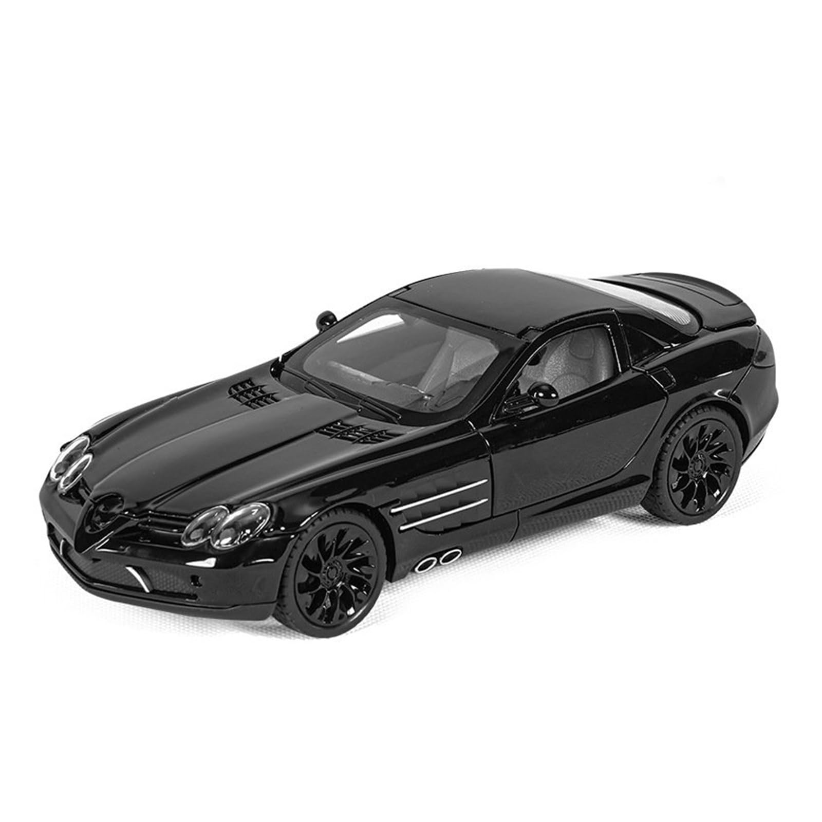 MOCALUX Scale Die-Cast Model Car 1:24 For Benz For SLR Alloy Metal Diecast Model Car Collectibles Hobby Ornaments(Black)