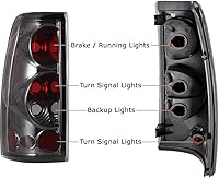 Vista 6 de Winjet Compatible con [1999 2000 2001 2002 2003 2004 2005 2006 Chevrolet Silverado] [1999-2003 GMC Sierra] Luces traseras