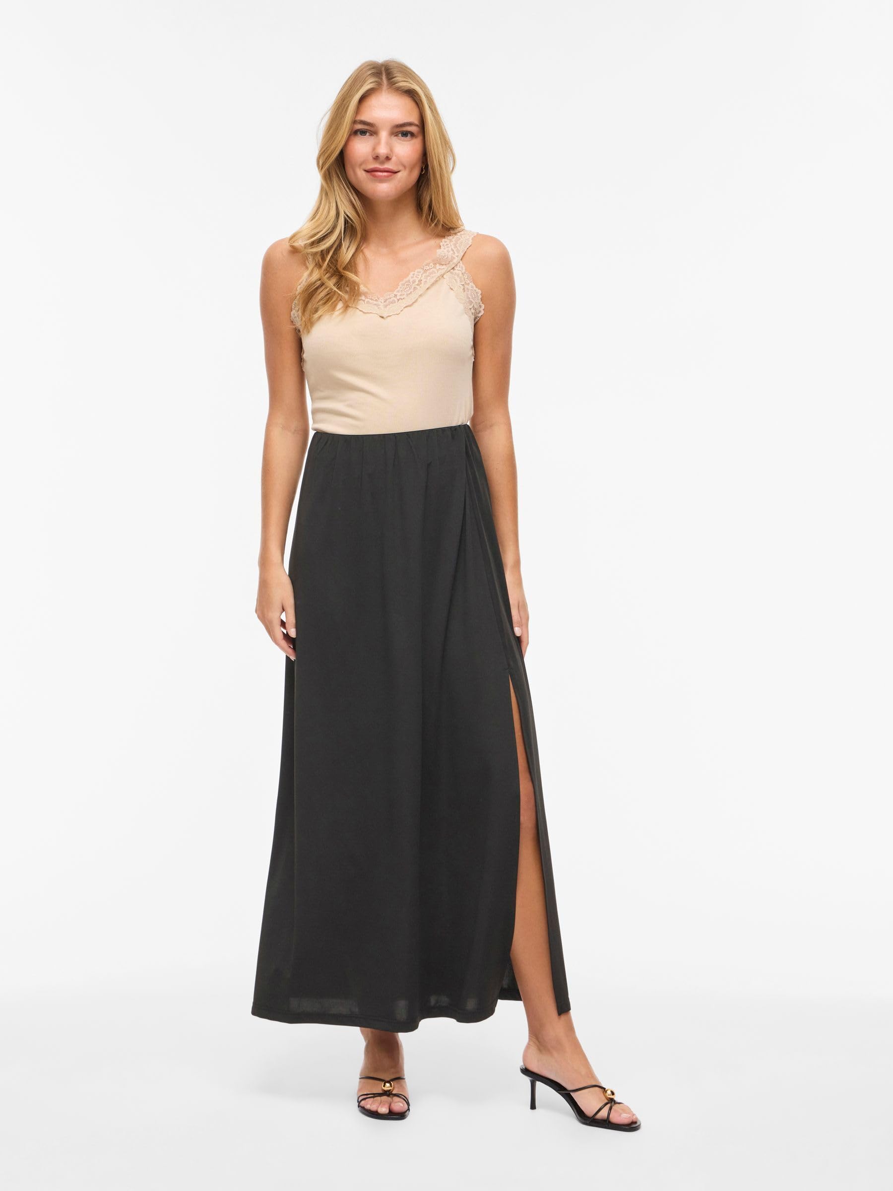 Vila Female Maxirock VILEOA High Waist