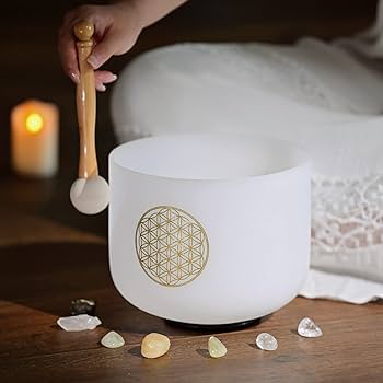 Amazon.com: CVNC 528HZ C Note 8 Inch Flower Of Life Crystal