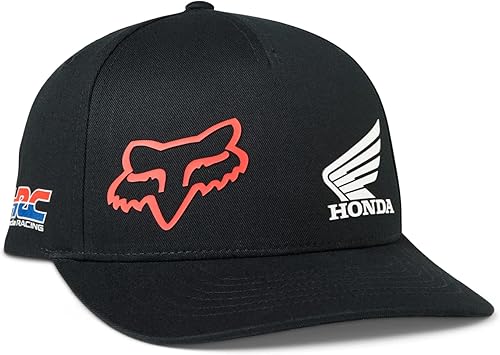 Fox Racing Gorra de camionero Fox X Honda estándar para mujer, color negro, talla única