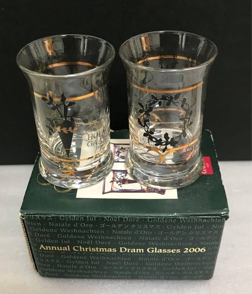 ホルムガード　クリスマスボトル　1998 ショットグラスペア Amazon | 箱付き HOLME GAARD ホルムガード クリスマス ショット